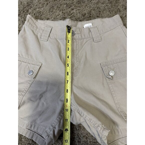 LEVIS Vintage 1998 Y2K Cargo Shorts Khaki Tan 90s Preppy Casual Hiking Sz 26 - Picture 9 of 10